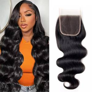 lot 14433 image: DDODLA Body Wave Bundles Human Hair 16 18 20 22 Inch 12A Grade Unprocessed Brazilian Virgin Hair 4 Bundles Body Wave Human Hair Extensions for Black Women Natural Color