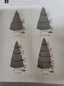 lot 19299 image: Christmas Tree Pine Tree with Pinecones and Faux Snow (9ft)