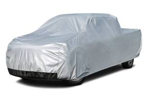 lot 19309 image: Kayme Truck Cover Waterproof All Weather - See Vehicle Size Chart - Heavy Duty Outdoor Pickup Cover Sun Uv Rain Protection, Universal Fit Most Extended Cab Short Bed. Length Up to 228 inch.