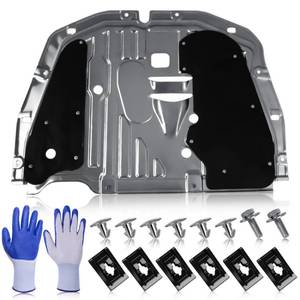 lot 19327 image: 74110-TBA-A00 Lower Engine Splash Guard Under Car Shield Cover Board for Honda Civic 2016 2017 2018 2019 2020 2021, Front Centre Underbody Shield  with 90674-TY2-A01 Pins and 90105-TBA-A00 Bolts