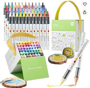 lot 14449 image: EpenGo Acrylic Direct-Ink Marker Set 48 Colors