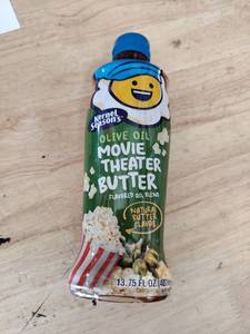 lot 2225 image: Kernel Seasonfts Olive Oil Movie Theater Butter Flavored Oil Blend 13.75 FL OZ