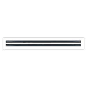 lot 5442 image: BUILDMART - 28x4 Modern AC Vent Cover - Decorative White Aluminum Air Vent - Standard Linear Slot Diffuser - Heating and Cooling Register Grille for Ceiling  Walls and Floors - Texas Buildmart