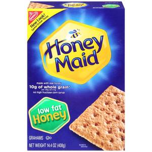 lot 5474 image: NABISCO HONEY MAID GRAHAM CRACKERS LOW FAT1X14.4 OZ 12 pack