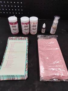 lot 5526 image: Whimsical Bakery Baking Supply Set Sprinkles Edible Glitter Molds
