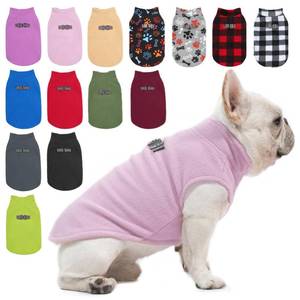 lot 6142 image: BEAUTYZOO Dog Fleece Vest Sweater Winter Jacket for Small and Medium Dogs with D-Ring Leash Cold Weather Coat Hoodie for XS S M Dogs Boy or Girls, Large