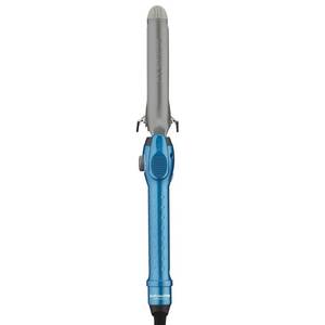 lot 11558 image: BaBylissPRO Nano Titanium Spring Curling Iron - Blue - 1in Hair Styling, All Hair Types, Electric, 5 Heat Settings (Used)