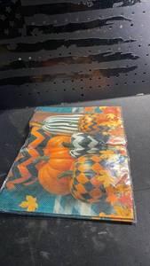 lot 12146 image: Happy Halloween Flag Outside Decoration