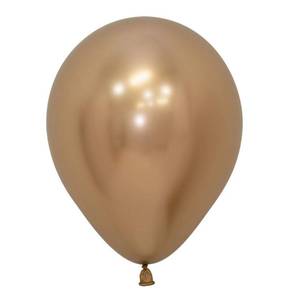 lot 12227 image: Sempertex Reflex Gold Latex Balloons 5in (5in Reflex Gold, 50, Count)