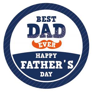 lot 12333 image: G2PLUS Happy Fatherfts Day Stickers, 60PCS Fatherfts Day Gift Stickers, 2 Inches Round Best Dad Ever Label Sticker for Envelope Seals, Gift Wrap, Dadfts Day Party Favors