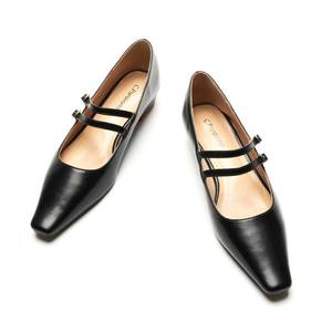 lot 14453 image: C.Paravano Mary Jane Flats  Low Heel Dress Shoes  Womenfts Pumps  Work Shoes Women(Black,Size 7.5)
