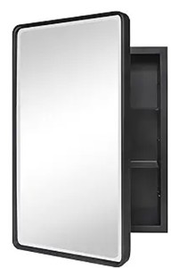 lot 1824 image: Medicine Cabinet LK1424 Wall Mounted W356 H610 D125mm