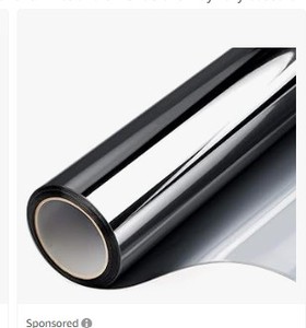 lot 1828 image: A blue rolled up window tint