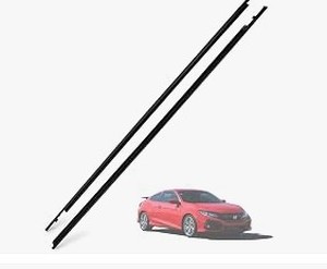 lot 1832 image: 2Pcs Window Weather Stripping Molding Trim Seal Belt Compatible with Honda Civic Coupe