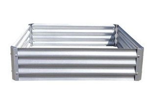 lot 1835 image: Galvanized Steel Raised Bed Garden (Unknown Size)