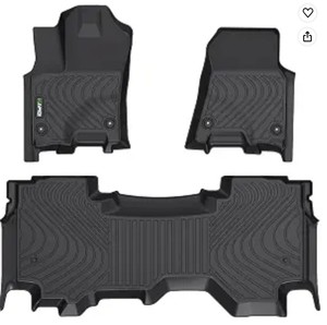 lot 1840 image: HAFIDI Floor Mats 2025 Dodge Ram 1500 Quad Cab Bench All Weather TPE