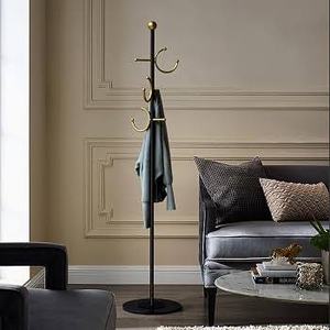 lot 11539 image: GHWHE Coat Rack Stand Living Room Black X0045158PB