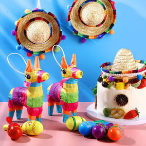 lot 11547 image: Hungdao 24 Pc Mexican Fiesta Birthday Party Supplies Classic