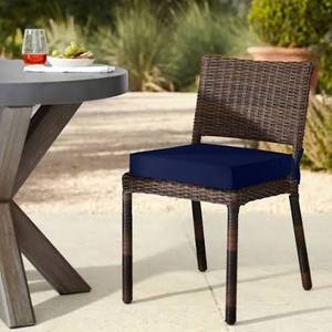 lot 11608 image: downluxe Deep Seat Cushion 19 x 19 Navy DL258-1