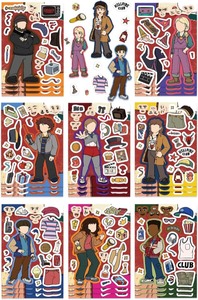 lot 12187 image: 24Pcs Stranger Things TV Stickers Teacher Reward 8 Styles