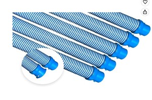 lot 1838 image: Pool Cleaner Hose 5 Pack Warranty 1 Year