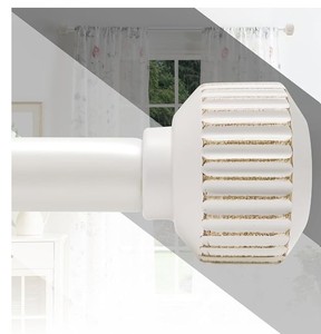 lot 11612 image: Antique White Curtain Rods for Windows 48 to 84 Inch C6D4JMBYC
