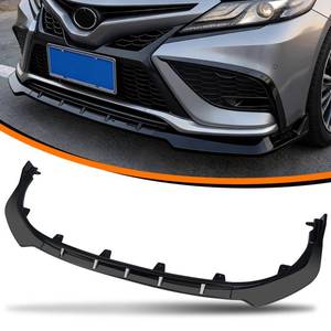 lot 1940 image: Front Bumper Lip Fit for 2021-2024 Toyota Camry SE XSE Hybrid,Glossy Black Car Front Splitter Spoiler Lip for 8th Gen Camry(Fits SE XSE Trims ONLY - NOT for LEXLE)