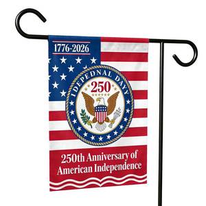 lot 2287 image: 250th Anniversary of American Independence Garden Flag-12x18 1776-2026 Patriotic USA Eagle Yard Decor