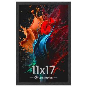 lot 3461 image: upsimples 11x17 Picture Frame, Wall Gallery Photo Frames with Engineered Wood, Black 1 Pack