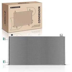 lot 3510 image: A-Premium Air Conditioning AC Condenser Compatible with Chevrolet, GMC & Cadillac Models - Silverado 1500, Suburban 2500, Tahoe, Sierra 3500, Yukon, Escalade, H2