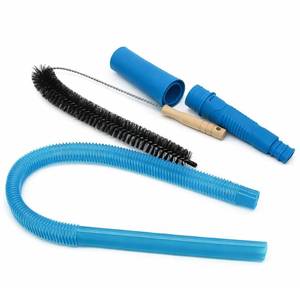 lot 12368 image: Dryer Lint Vac Attachment, Dryer Vacuum Hose Attachment, Extendable Dryer Vent Cleaner Kit Vacuum Attachment, 3-Piece Set, Compatible with All Vacuum Cleaners