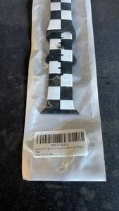 lot 12385 image: Checkered Sport Band Compatible for iWatch