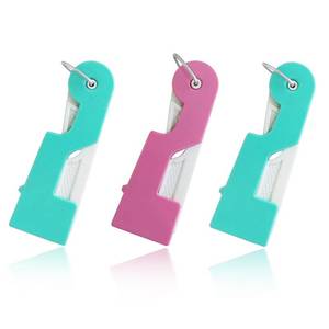 lot 12413 image: Automatic Needle Threaders,2025 New Upgrade Thickening Needle Threaders, Needle Threaders for Hand Sewing,Random Color(3 PCS) (Pack Of 2)