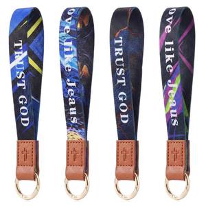 lot 12438 image: Nosiny 4 Pcs Bible Verse Keychain NFC Christian Keychain for Keys, Wallet, Phone, Christian Faith Gift for Men and Women(Trendy)