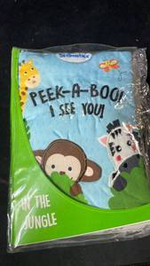 lot 18470 image: Skillmatics Peek-a-Boo I See You Soft Book Jungle