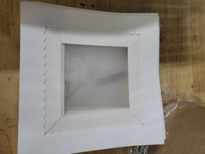 lot 19337 image: White Dessert Boxes 10x10 with 9.5 Cake Plates
