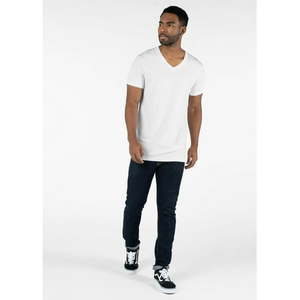 lot 20267 image: Modal - White  Mens V-neck Tee XL