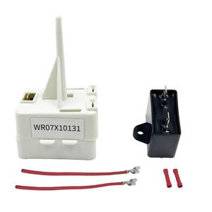 lot 20316 image: Uryazm WR07X10131 Refrigerator Compressor Start Relay with Capacitor