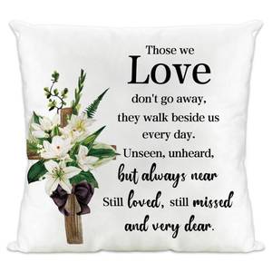 lot 20375 image: Aelciyue Memorial Gifts for Loss of Mom - Valentines Mothers Day Remembrance Bereavement Gift Ideas Sympathy Gifts for Loss of Loved One Mom Dad Grandma Gandpa Christian Memorial 18x18 Pillowcase