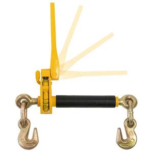 lot 1882 image: US Cargo Control Peerless QuikBinder Plus Ratchet Load Binders for 516 Inch - 38 Inch Grade 70 or 80 Chain - 7,100 LBS Working Load Limit, (4-Pack) Chain Binders, Folding Handle to Easily TightenAmazons Choice