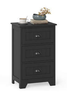 lot 1887 image: A 3-Drawer Side Table JV14179
