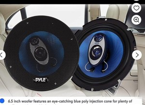 lot 11623 image: Pyle Blue Label 6.5 Inch 2-Way Coaxial Speaker System
