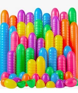 lot 11638 image: NAWITDA 500 Pack Colorful Easter Eggs