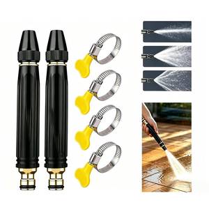 lot 2419 image: 2026 Upgraded High Pressure Water Gun, Home High Pressure Car Wash Water Gun with Adjustable Spray Patterns for Car Washing, Watering Plants (2PCs)