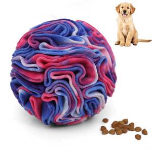 lot 2437 image: Ablechien Snuffle Ball for Dogs, Sniffle Interactive Treat Toy, Washable Puppy Treat Toy, Foraging Puzzle Ball Toy, Mind Games for Dogs, Enrichment Dog Toys