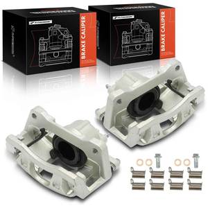 lot 3549 image: A-Premium Front Disc Brake Caliper Assembly with Bracket Compatible with Jeep Wrangler, Wrangler Jk & Dodge Grand Caravan, Journey, Nitro & Chrysler Town & Country & Volkswagen Routan & Ram CV