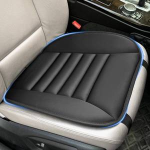 lot 3550 image: Car Seat Cushion Pad with 1.2inch Comfort Seat Protector for Car Driver Seat Office Chair Home Use Memory Foam Seat Cushion with Non Slip Bottom