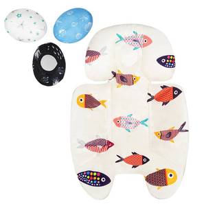 lot 3551 image: FSINWV Newborn Insert and 3Pcs Replacement Toy Balls for Mamaroo, Breathable Reversible Infant Insert Compatible with Mamaroo Baby Swing & RockaRoo, Head & Body Support, Machine Washable ��