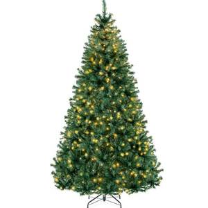 lot 3558 image: Best Choice Products 6ft Pre-Lit Premium Hinged Artificial Christmas Pine Tree w 1 000 Tips  250 Lights  Metal Base