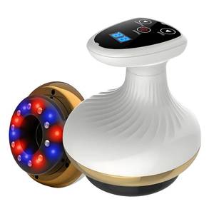 lot 3583 image: Vacuvia for Cellulite Machine with LED Light & Vibration, 9 Adjustable Suction Levels for Arms, Legs, Abdomen & Back, Rechargeable Handheld Body Massager for Skin Firming & Deep Relaxation